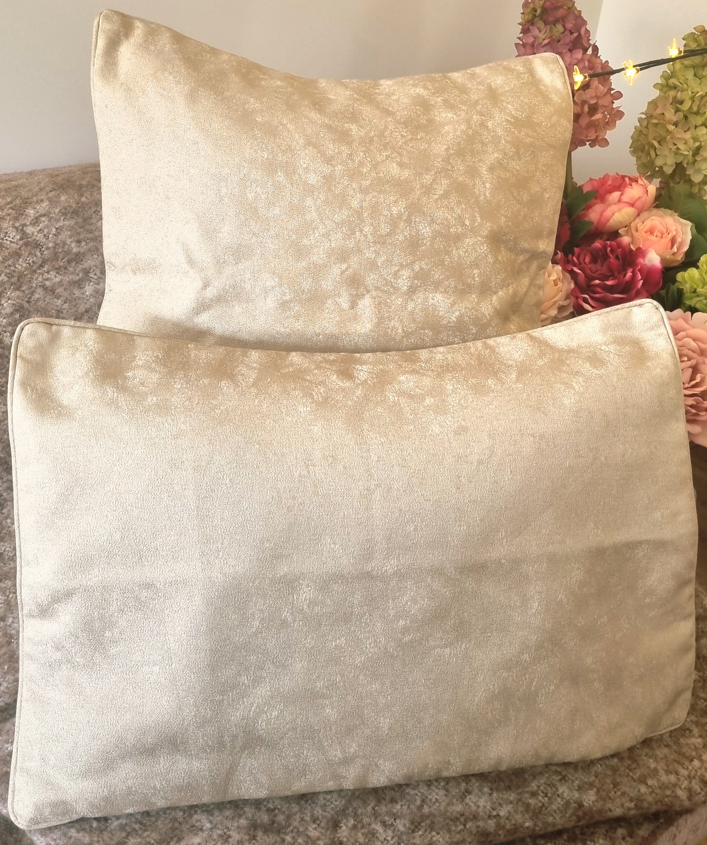Sahara Champagne Cushion