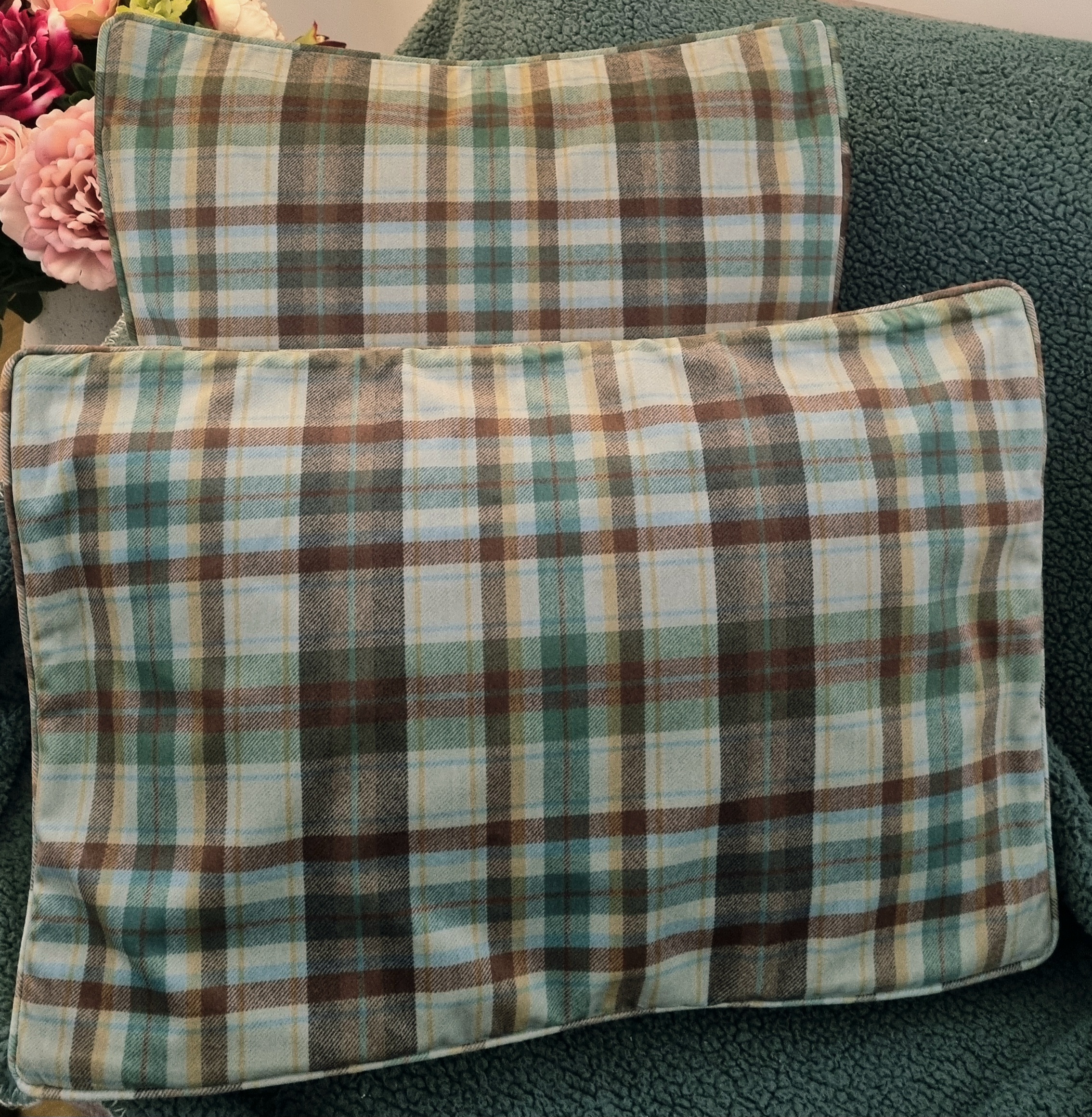 Harvest Tartan Cushion