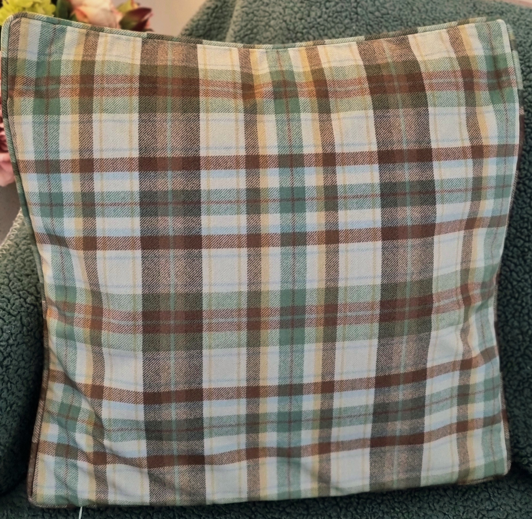 Harvest Tartan Cushion