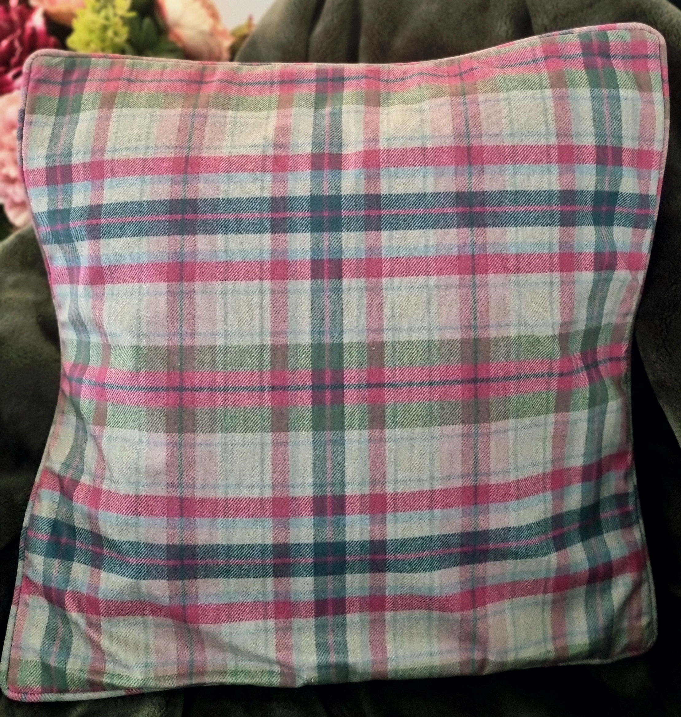 Heather Tartan Cushion