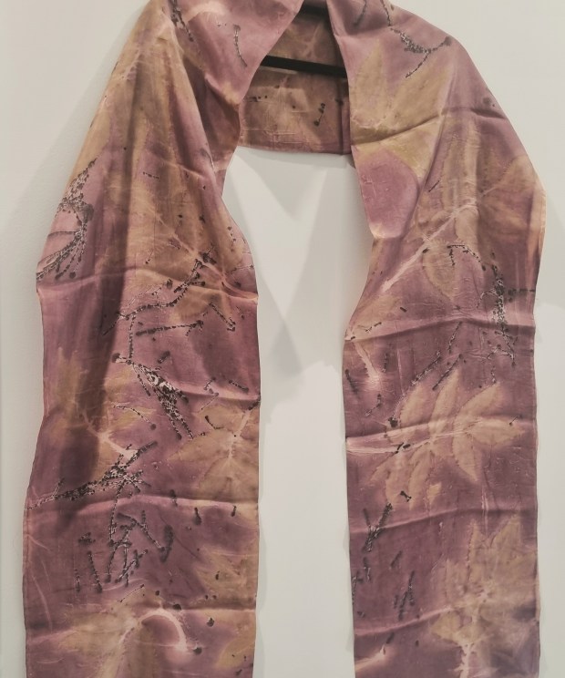 Sylvara - Eco Print Mulberry Stole