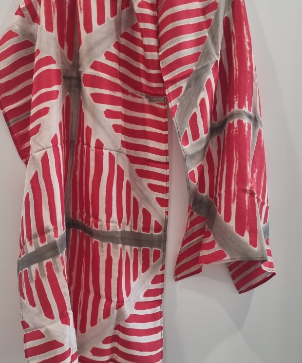 Kōyō Itajime Shibori Habutai Silk Stole