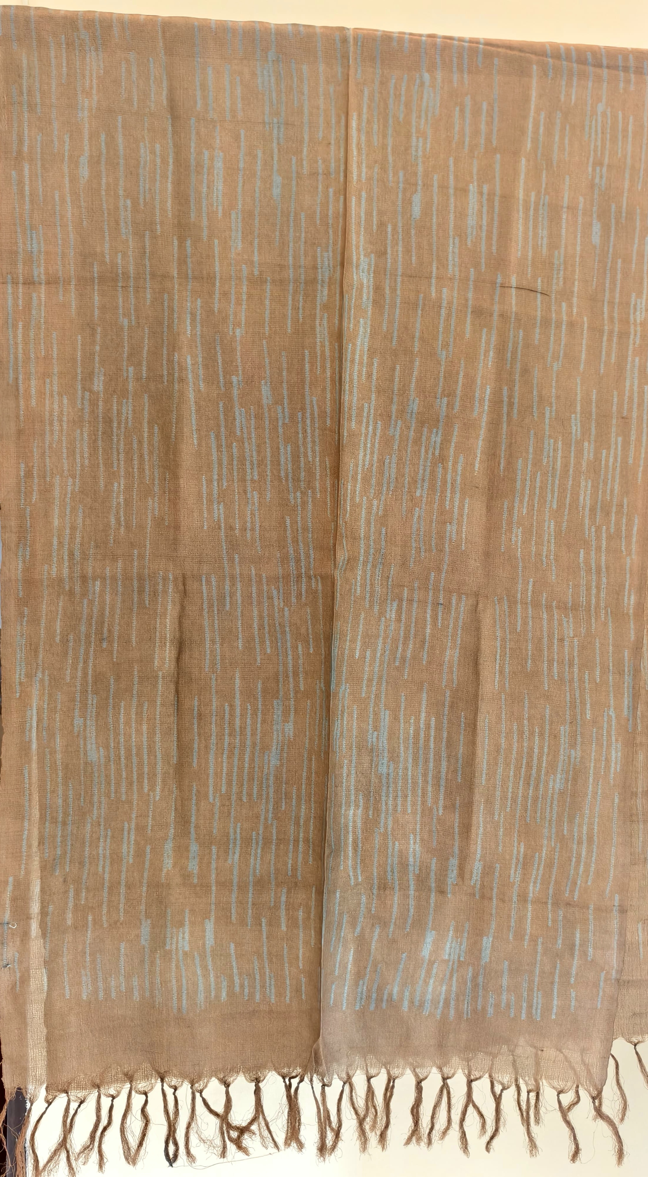 Drizzle - Shibori Style Tussar Silk Stole